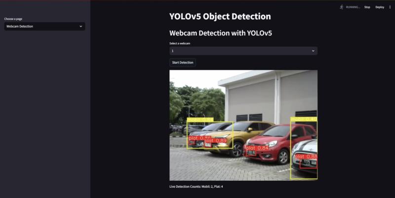 YOLOv5 licence plate detection